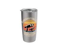 Planespotting Dad Raising The Next Generation Planespotting Stainless Steel Insulated Tumbler