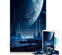 Planet 1000 Piece Jigsaw Puzzle for Adults Memory Gain Gentle Leisure Design Assembly Art Collection Piece (50x75cm)
