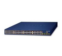 Cablenet 48 Port Managed 802.3at PoE+ Giga Switch + 4 Port 100/1000X S
