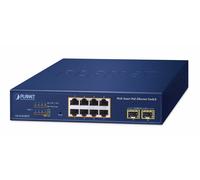 PLANET 8-Port 10/100/1000T 802.3at Managed L2 Gigabit Ethernet (10/100