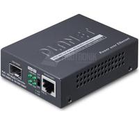 Planet 802.3at PoE+ PD network media converter 2000 Mbit/s Black