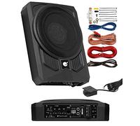 Planet Audio P10AWK Amplified Car Subwoofer - 1000 Watts, Low Profile, 10 Inch Subwoofer, 8 Gauge Amplifier Installation Kit Included. Great for Vehicles That Need Bass But Have Limited Space