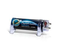 Planet Audio PCBLK2.0 - 2 Farad Car Capacitor For Energy Storage To Enhance Bass Demand From Audio System