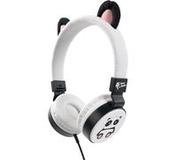 Planet Buddies Kids Headphones Foldable Wired On Ear Cute Panda - White