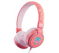 Planet Buddies Kids Headphones, Foldable Wired On Ear Headphones for Kids with Microphone, 85dB Volume Limiter, Cute Owl Kids Earphones for Tablets and Phones, Travel, School & Music