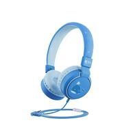 Planet Buddies Noah The Whale Headphones Wired In Line Microphone Blue Kids