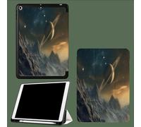Planet Case for iPad 10.9 Inch Case 2022, Soft TPU Back 10th Gen Cover iPad Protective Smart Trifold Stand Case for iPad 10 Generation, Auto Wake/Sleep Universe Starry Sky