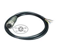 Planet CB-M23F5F-120 5-Pin M23 Female to Bare End Cable, 1.2m Black