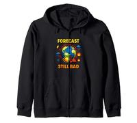 Planet Climate Forecast Environmental Awareness Design Zip Hoodie