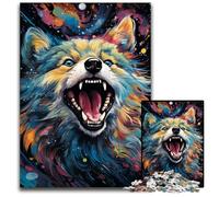Planet Color Fox Jigsaw Puzzles for Adults 1000 Piece Jigsaw Puzzles for Adults Perfect DIY Artwork 1000 PCS(75x50cm)