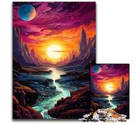 Planet Color Landscape 1000 Piece Jigsaw Puzzle Impossible Jigsaw Puzzles for Adults for Home Decor Brain Training 1000 PCS(75x50cm)