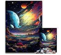 Planet Color Landscape JigsawPuzzle 1000 Pieces for Adults Puzzles for Adults Family Activity Brain Teaser Home Decor 1000 PCS(38x26cm)