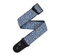 Planet Daddario Accessories Guitar Strap - Eco-Comfort Persian Woven - Made From Recycled Materials - Blue