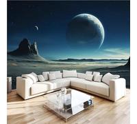 Planet Desert 3D Photo Wallpaper Non-Woven Wall Mural Cosmic Landscape Wall Mural Decoration Poste Premium Wallpaper Wall Art for Living Room Bedroom W400xH280 12yf89