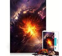 Planet Detonation Hard Jigsaw Puzzle for Adults 1000 Pieces Fine Logic Toy Calm Fun Neat Edge Thoughtful Gift (38x52cm)