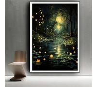 Planet Diamond Art Kits Adults Landscape Diamond Painting Craft Kits for Adults, 5D Dimond Painting for Kids Beginners, DIY Full Round Drill Crystal Art Kit for Room Decor & Gifts for Women 0z-616