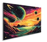 Planet Diamond Art Painting Kit, Fantasy Diamond Painting Crystal Art Kits Adults Large XXL 20x30CM, Round Full Drill Diamond Dots Crystal Art Mosaic Kits for Adults, Bedroom Decor, Gifts for Women,