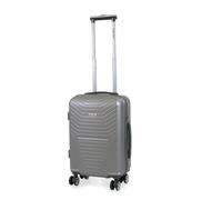 Planet Direct Hard Shell Lightweight 3-Digit Lock 4 Wheel Travel Suitcase 51x35x23cm in Grey | Size: 51 x 35 x 23 cm Planet Direct Grey 51 x 35 x 23 cm