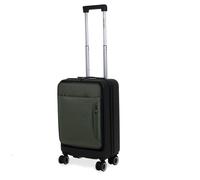Planet Direct Hybrid Shell Travel Suitcase with Smart Features 56x36x24cm in Dark Green | Size: 56 x 36 x 24 cm Planet Direct Dark Green 56 x 36 x 24 cm