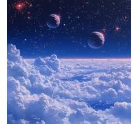Planet DIY Diamond Art Kits Adults, Diamond Painting for Wall Decor, Cloud 5D Round Full Drill Crystal Art Kits, Cross Stitch Embroidery Crafts Pictures for Adults Beginners, Gifts, 20x20in 0-5153