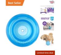 Planet Dog Snoop Large Interactive Treat Dispensing Toy - Blue, Water Resistant