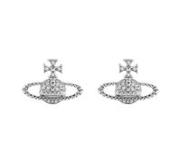 Planet Earrings for women,Saturn Earrings Aesthetic Cube Zircon Silver Saturn Earrings Jewelry Women's Gift