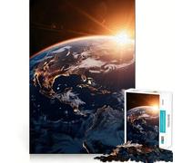 Planet Earth 1000 Piece Jigsaw Puzzles for Teenagers Jigsaw Think Toy Together Fun Sharp Cut Art Collectible (38x52cm)