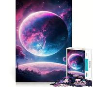 Planet Earth 1000 Teenager Pieces Jigsaw Puzzle Memory Boost Calm Escape Pattern Assembly Warm Surprise (38x52cm)
