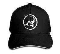 Planet Earth Flat Map Unisex Baseball Cap Breathable Duck Tongue Caps Classic Snapback-Hats for Running Hikingle Summer
