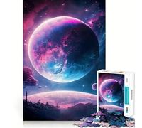 Planet Earth Jigsaw Puzzles 1000 Piece for Adults Smart Reason Toy Casual Fun Smooth Edge Wall Art Decor (50x75cm)