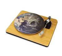 Planet Earth Record Player Slip Mat Turn Table DJ Slip Mat Scratch Pad (12")