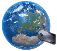 Planet Earth Round Mouse Mat. Earth From Space Mouse pad