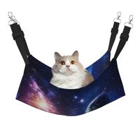 Planet Earth Shines In The Background Printed Pet Hammock - Sleeping Hammock For Cats, Rabbits, Ferrets, Puppies, Small Animals