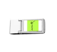 Planet Earth Universe Human Slim Money Clip Stainless Holder Pocket Wallet