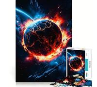 Planet Explodes in Space Puzzle for Teenagers 1000 Pieces Smart Reason Toy Stress Release Sharp Edge Birthday Gift (50x75cm)
