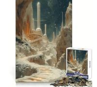Planet Exploration 1000 Piece Jigsaws for Adults Puzzle Strengthen Memory Warm Time Clean Edge (38x26cm)