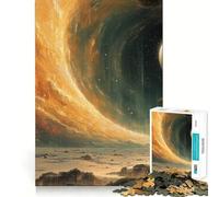 Planet Exploration Jigsaw Puzzles 1000 Pieces for Adults Brain Skill Stress Release Exact Edge Wall Art Decor (50x75cm)