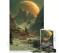 Planet Exploration Jigsaw Puzzles for Adults1000 Piece Mind Game Toy Anxiety Relief Neat Cut Art Collectible (38x52cm)