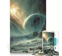 Planet Exploration Jigsaws 1000 Pieces for Adults Cognitive Toy Together Fun Image Assembly Art Collection Piece (38x52cm)