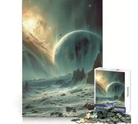 Planet Exploration Jigsaws 1000 Pieces for Adults Cognitive Toy Together Fun Image Assembly Art Collection Piece (38x52cm)