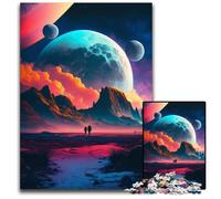 Planet Explosion Jigsaw Puzzles 1000 Pieces for Adults cardboard Jigsaw Puzzles for Adults Perfect for Family Gatherings, Birthdays, Holidays 26X38CM/10.23x14.96inch