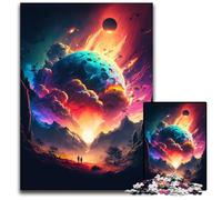 Planet Explosion Puzzles for 1000 Piece Jigsaw Puzzles Interactive Family Game, Brain Challenge, Educational Toy 26X38CM/10.23x14.96inch