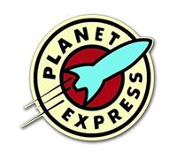 Planet Express Logo Shaped Sticker (Alien Earth Mail Delivery Panex TV Show Vinyl Funny Nerd Decal for Cars, Trucks, Laptops (3 inch)