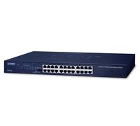 PLANET Fast Ethernet Switch N-Way 24-Port 10/100 Mbps 24x RJ45 Rack Mount