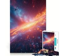 Planet from Space Adult Jigsaw Puzzle1000 Pieces Brain Teaser Mental Relax Pattern Assembly Santa Wish Item (38x26cm)