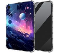 Planet Galaxy Clear Back Case for Samsung Galaxy Tab A7 Lite 8.7 Inch 2021 (SM-T220/T225),DIGTIALL Transparent Ultra-Thin Soft TPU Anti-Slip Shockproof Protection Cover for Samsung A7 Lite