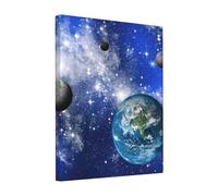 Planet Galaxy Frameless Painting 8x10in Home Decoration Poster Office Room Canvas Wall Art for