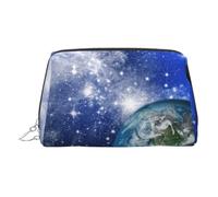 Planet Galaxy Print Women Makeup Bag Cosmetic Travel Vanity Pouch Toiletry Everyday Essential Organizer
