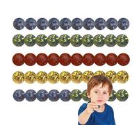 Planet Glow - Kids Handmade Decorative Glass Balls, Vibrant Mixed Color Orbs | Small Aquarium Gems, Mini Artistic Pebbles For Tank Interior, Creative Art Stones, Fish Tank Beads