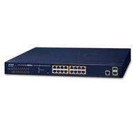 Planet GS-4210-16P2S IPv6/IPv4. 16-Port Managed